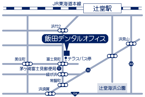 飯田デンタルオフィス周辺地図